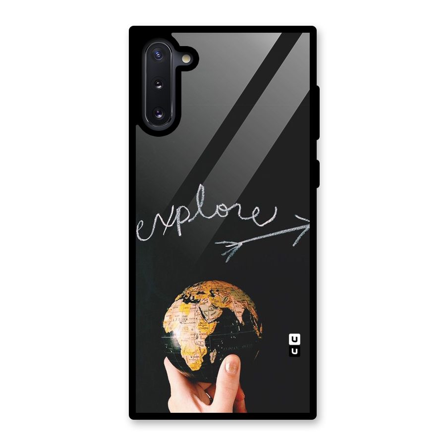 Explore World Glass Back Case for Galaxy Note 10