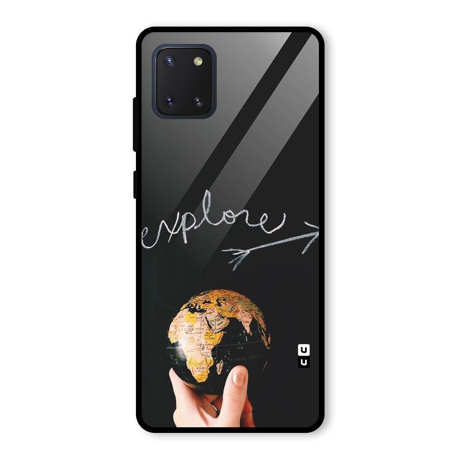 Explore World Glass Back Case for Galaxy Note 10 Lite