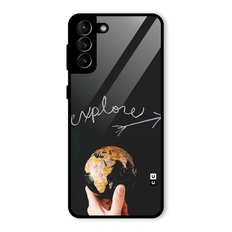 Explore World Glass Back Case for Galaxy S21 Plus