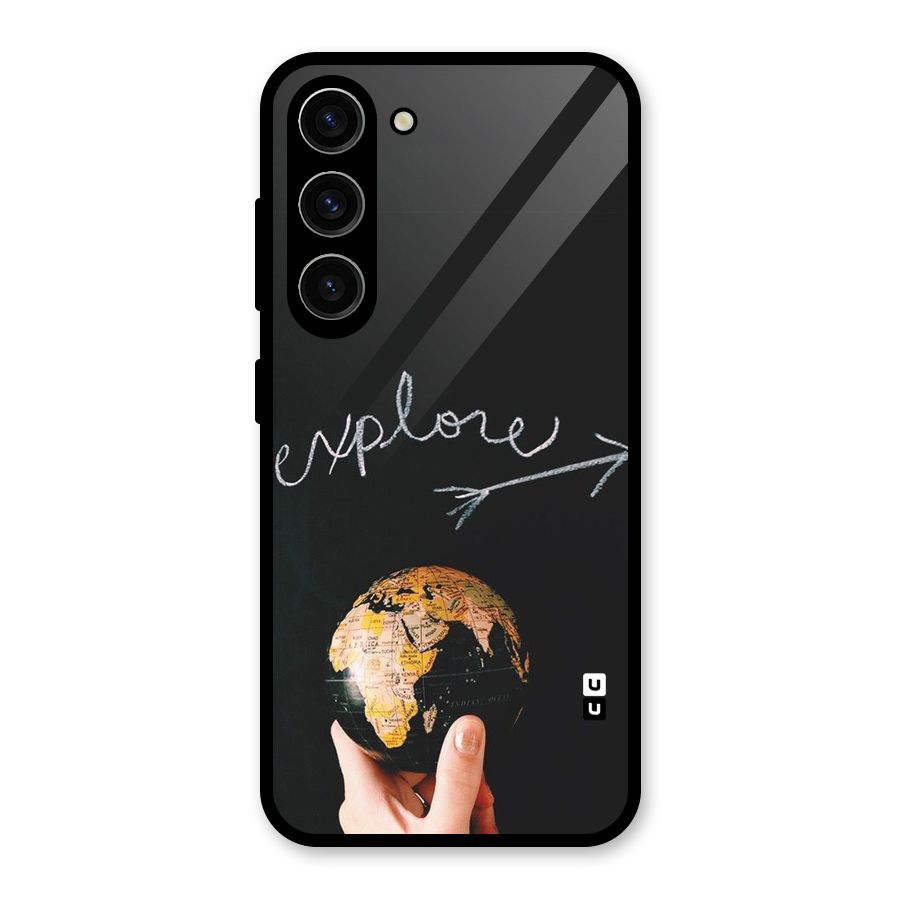 Explore World Glass Back Case for Galaxy S23
