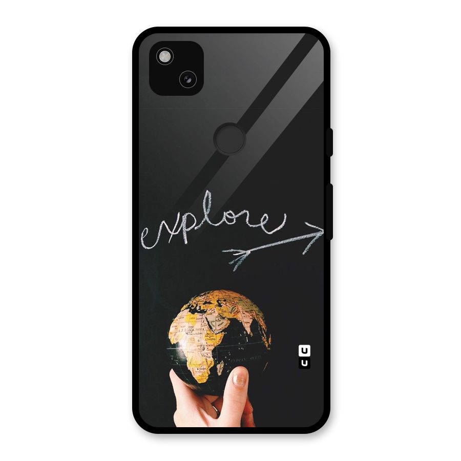 Explore World Glass Back Case for Google Pixel 4a