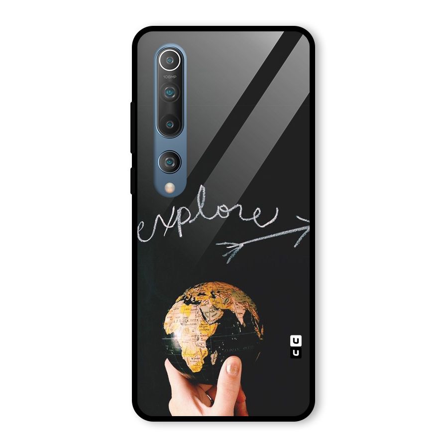 Explore World Glass Back Case for Mi 10