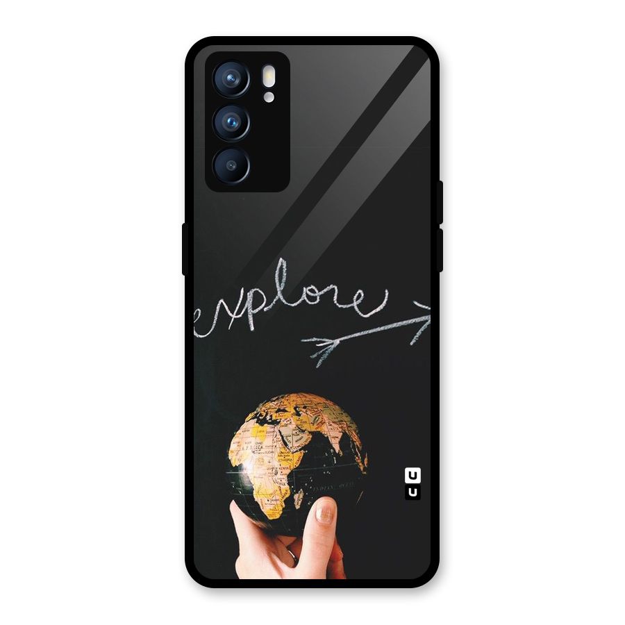Explore World Glass Back Case for Oppo Reno6 5G