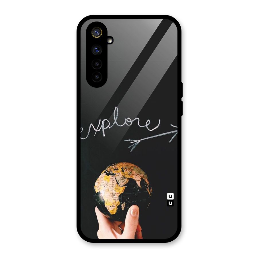 Explore World Glass Back Case for Realme 6i