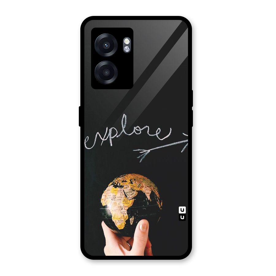 Explore World Glass Back Case for Realme Narzo 50 5G