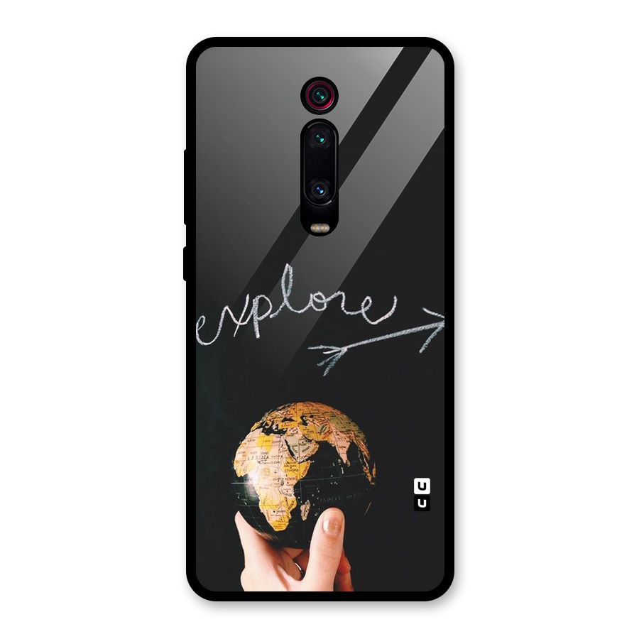 Explore World Glass Back Case for Redmi K20