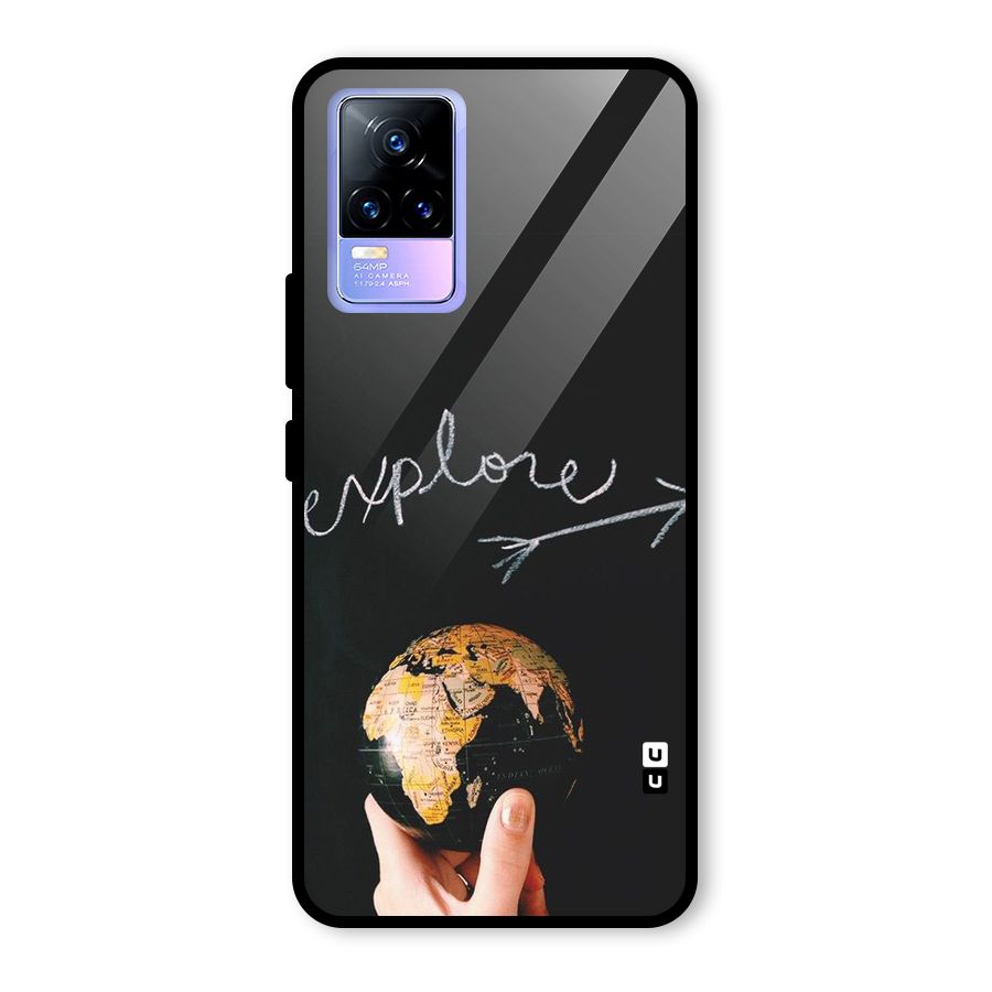 Explore World Glass Back Case for Vivo Y73