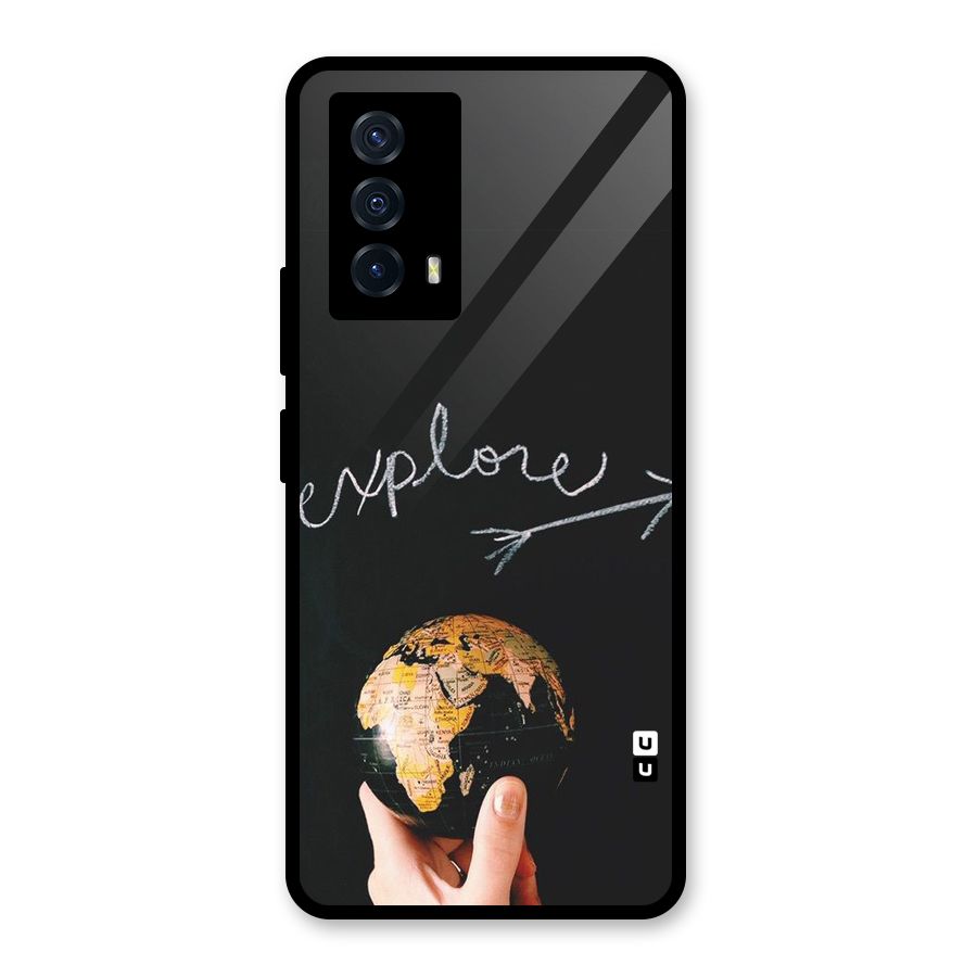 Explore World Glass Back Case for Vivo iQOO Z5