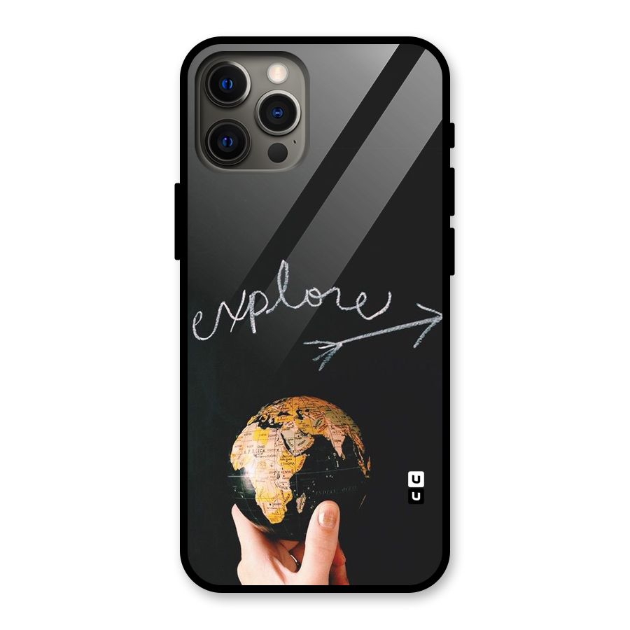 Explore World Glass Back Case for iPhone 12 Pro Max