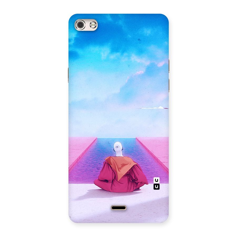 Eye Art Back Case for Micromax Canvas Silver 5