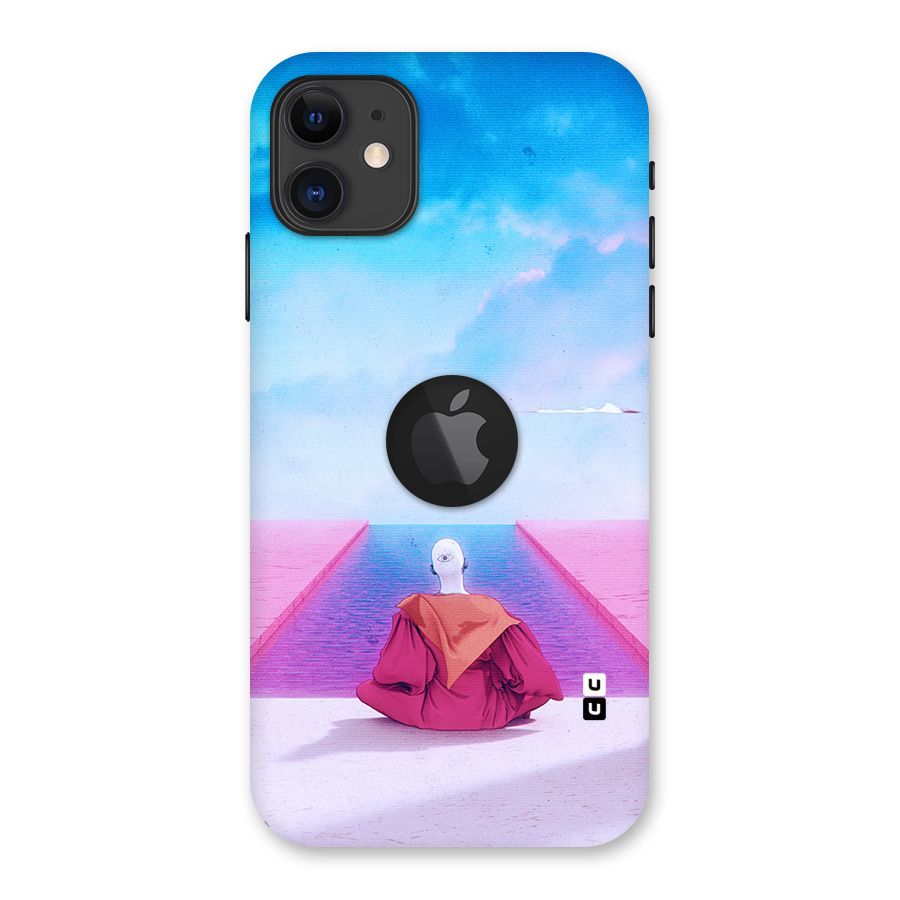 Eye Art Back Case for iPhone 11 Logo Cut