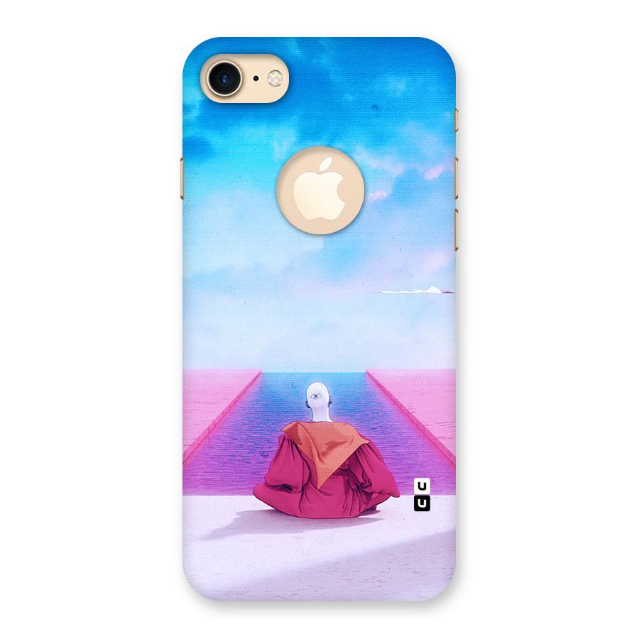 Eye Art Back Case for iPhone 7 Logo Cut