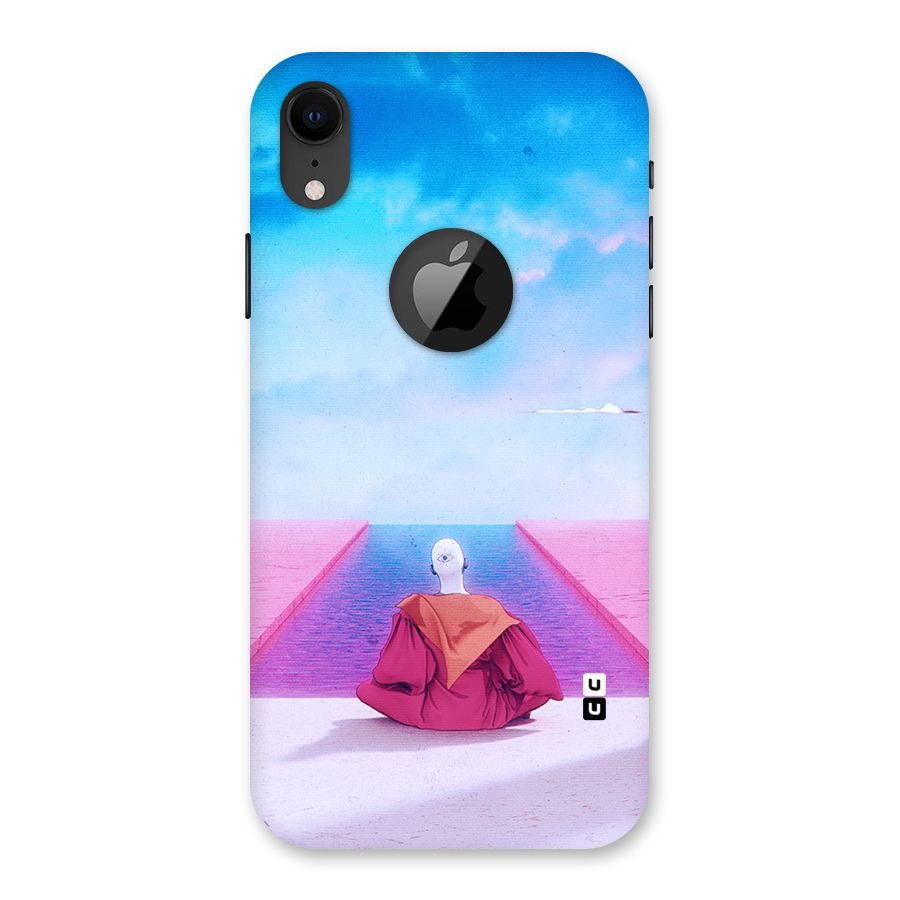 Eye Art Back Case for iPhone XR Logo Cut