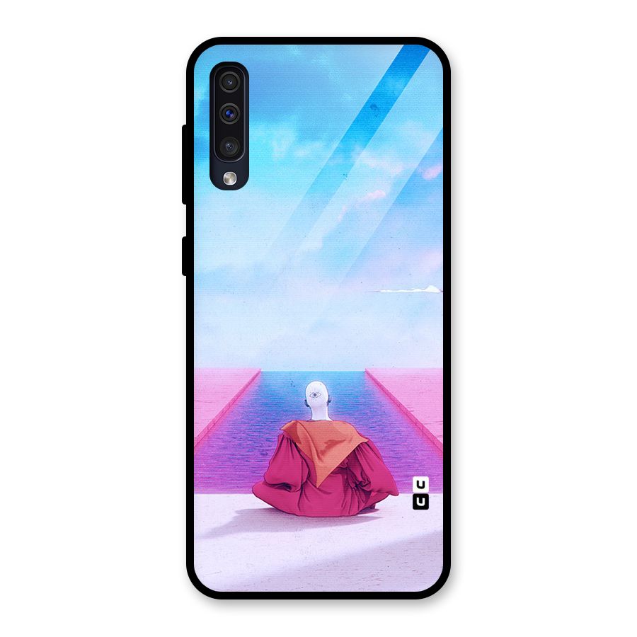 Eye Art Glass Back Case for Galaxy A50s
