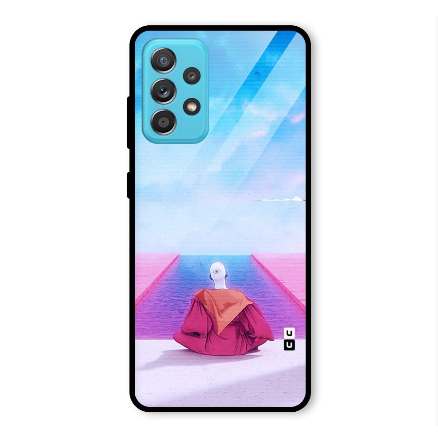Eye Art Glass Back Case for Galaxy A52