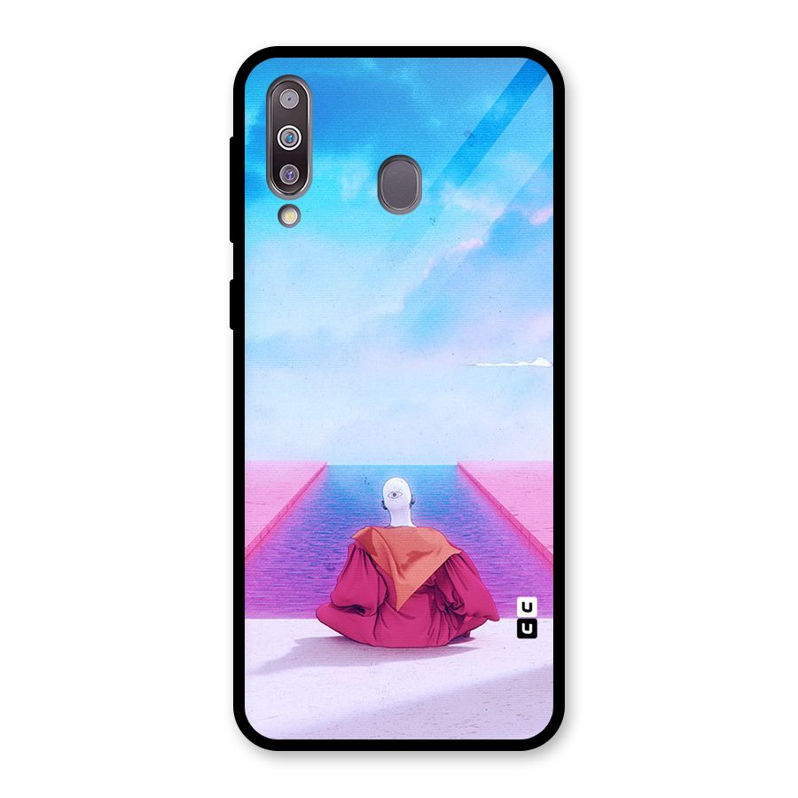 Eye Art Glass Back Case for Galaxy M30