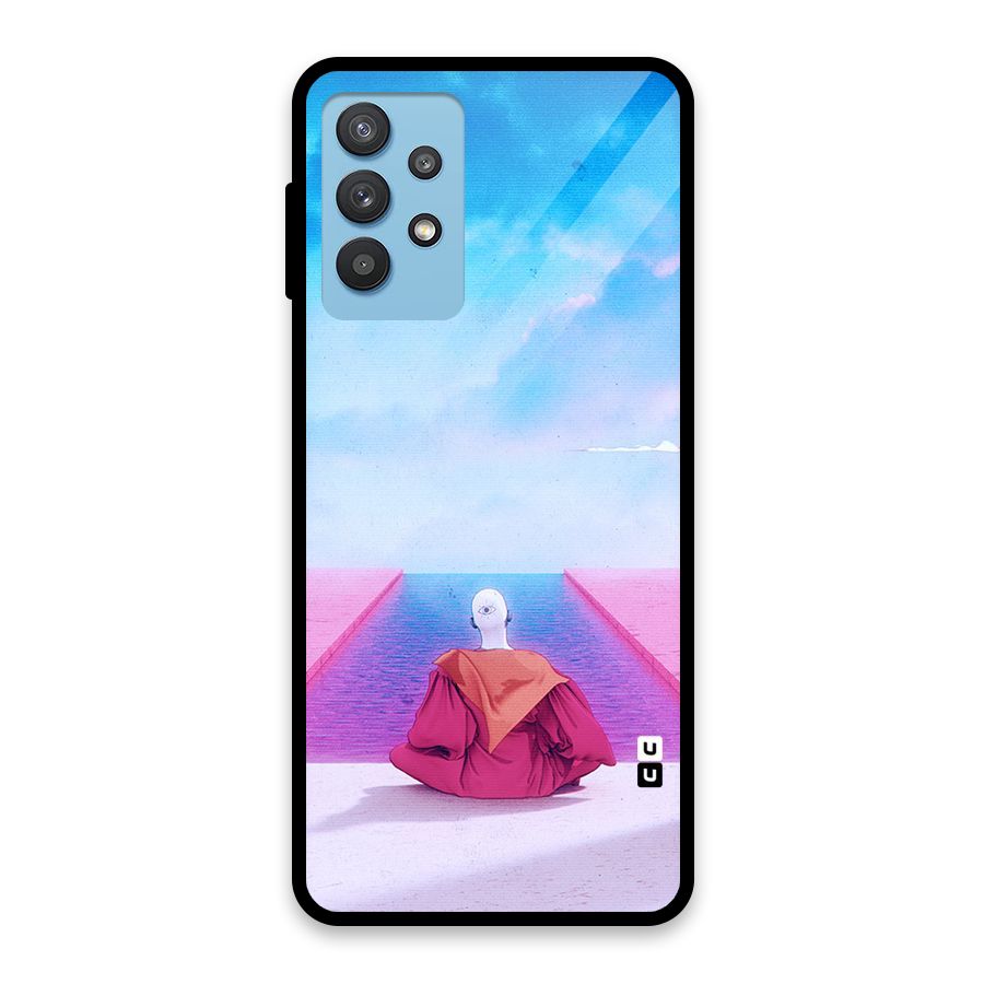 Eye Art Glass Back Case for Galaxy M32 5G