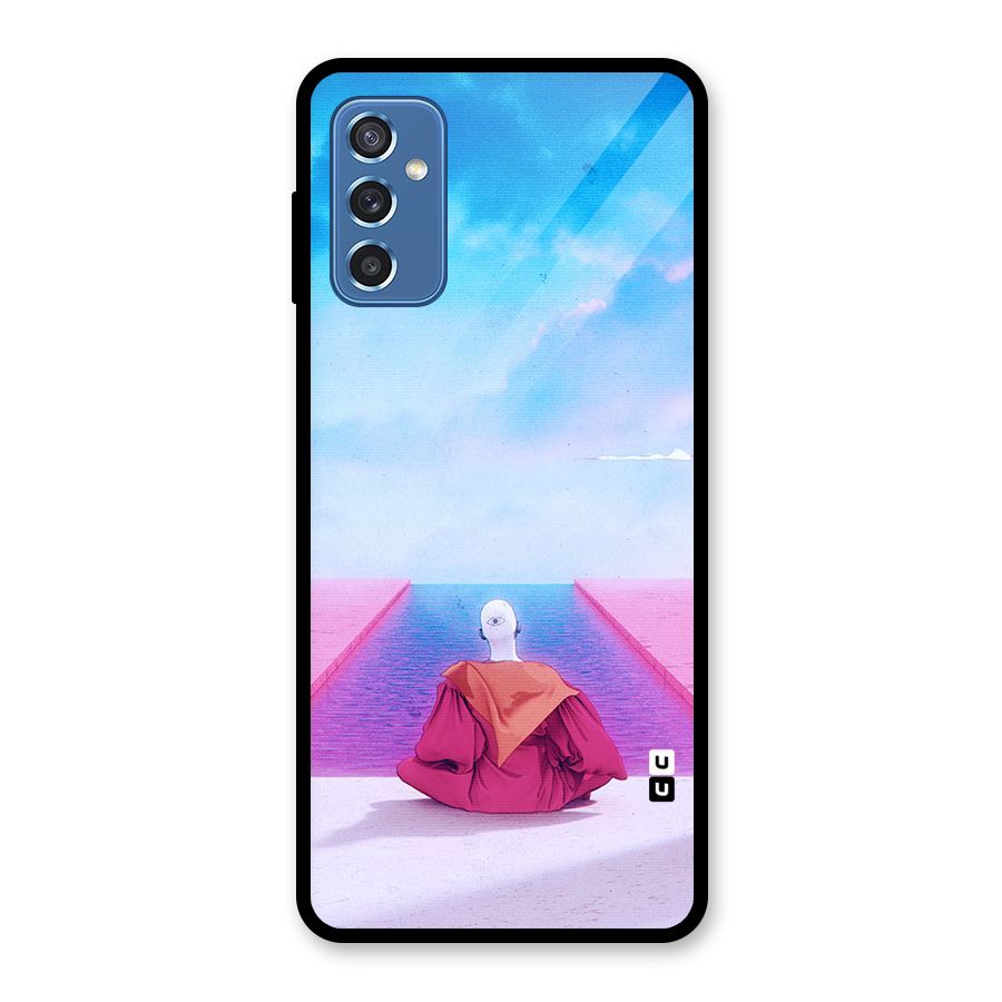Eye Art Glass Back Case for Galaxy M52 5G