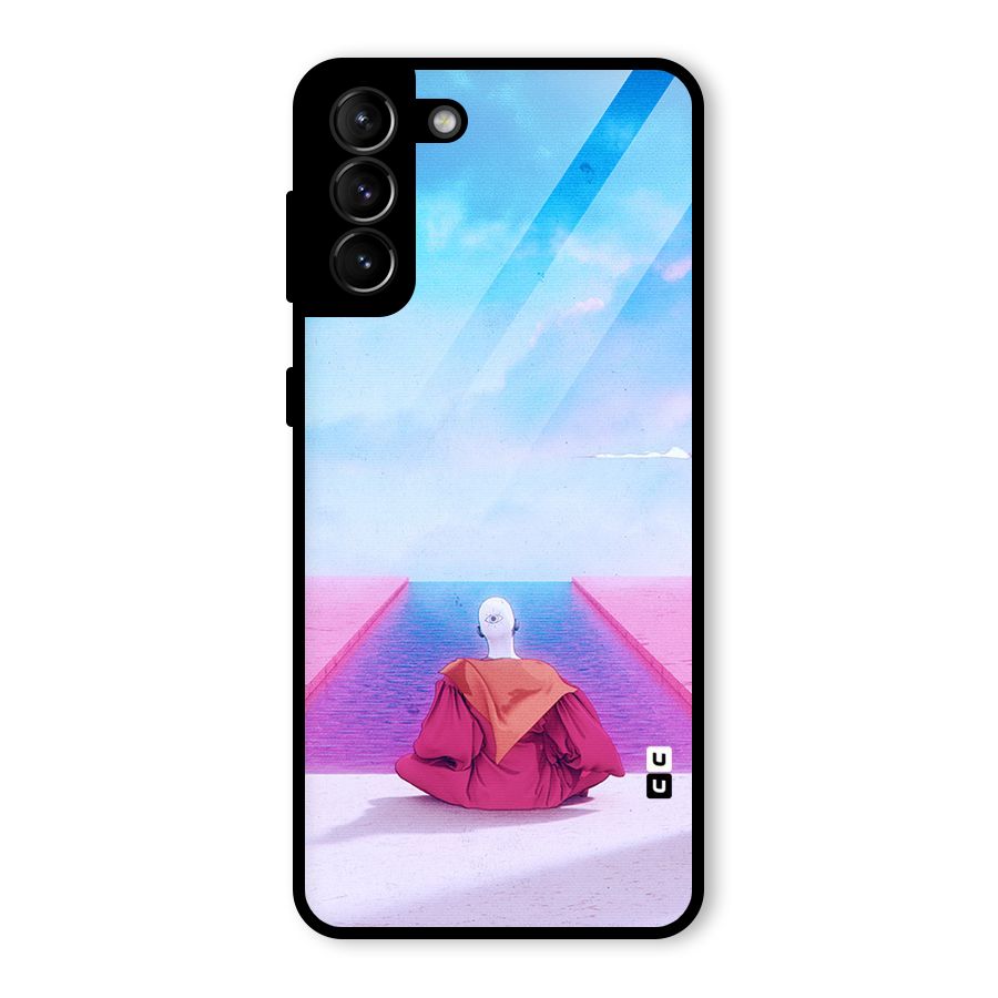 Eye Art Glass Back Case for Galaxy S21 Plus