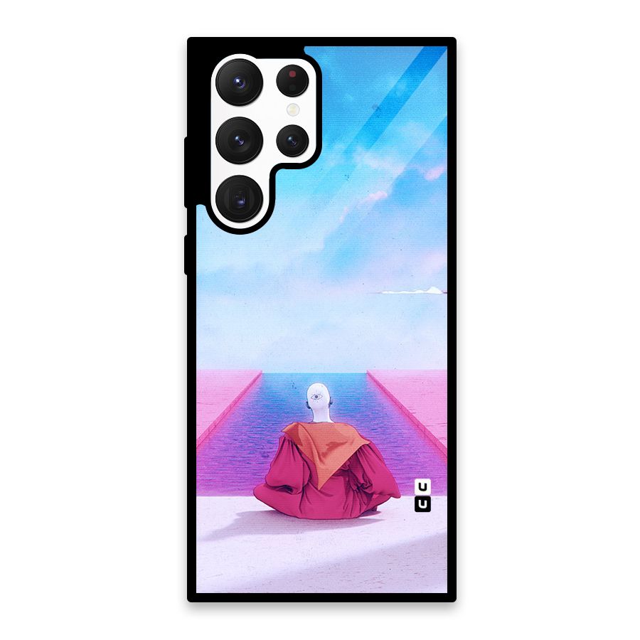 Eye Art Glass Back Case for Galaxy S22 Ultra 5G