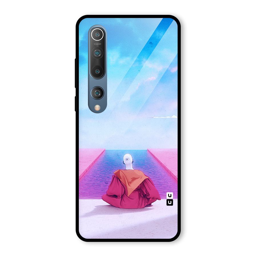 Eye Art Glass Back Case for Mi 10