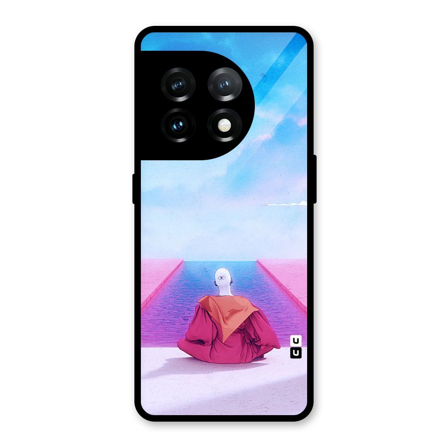 Eye Art Glass Back Case for OnePlus 11