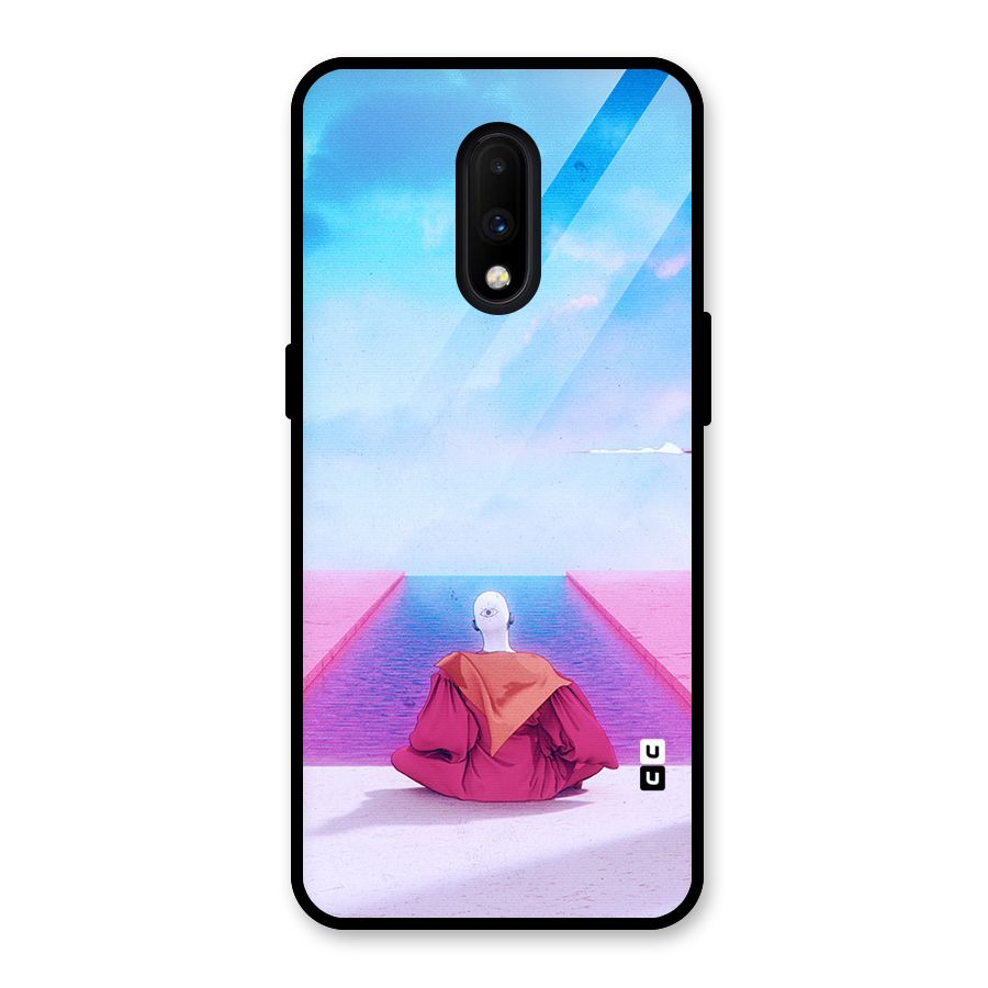 Eye Art Glass Back Case for OnePlus 7