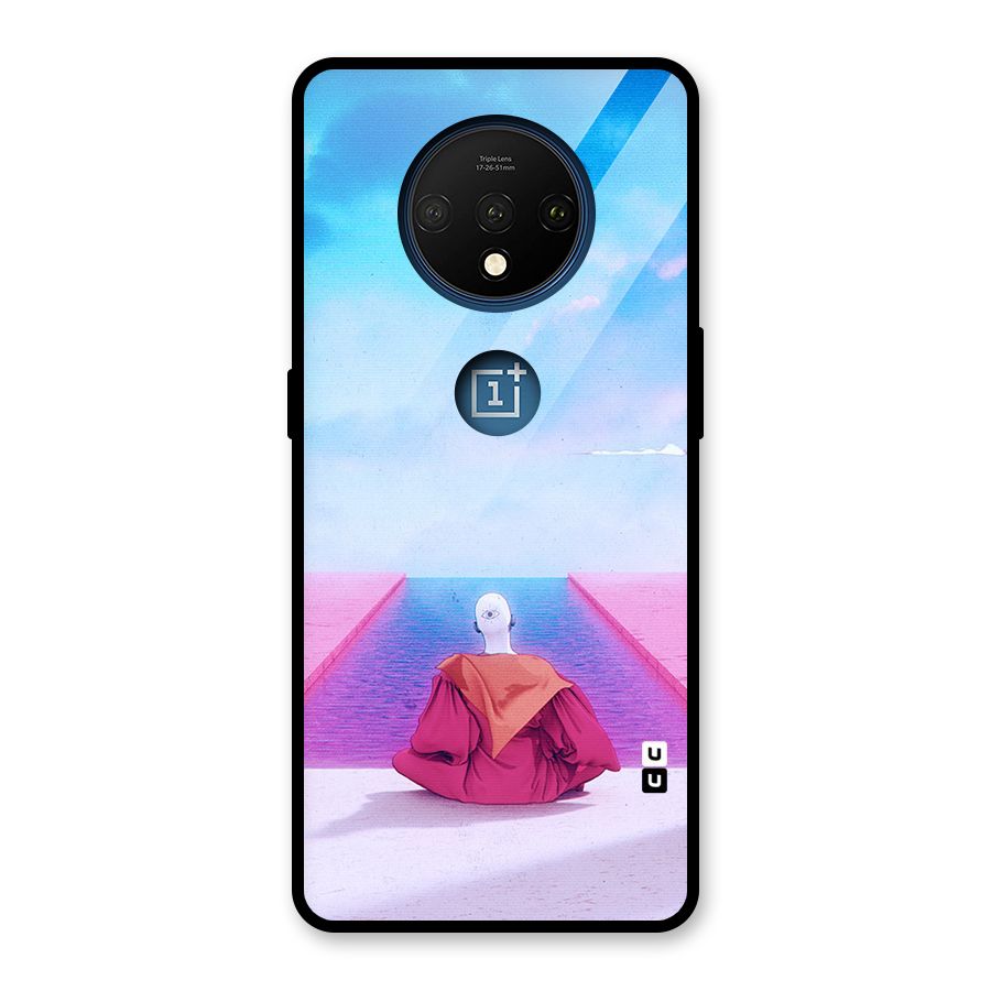 Eye Art Glass Back Case for OnePlus 7T