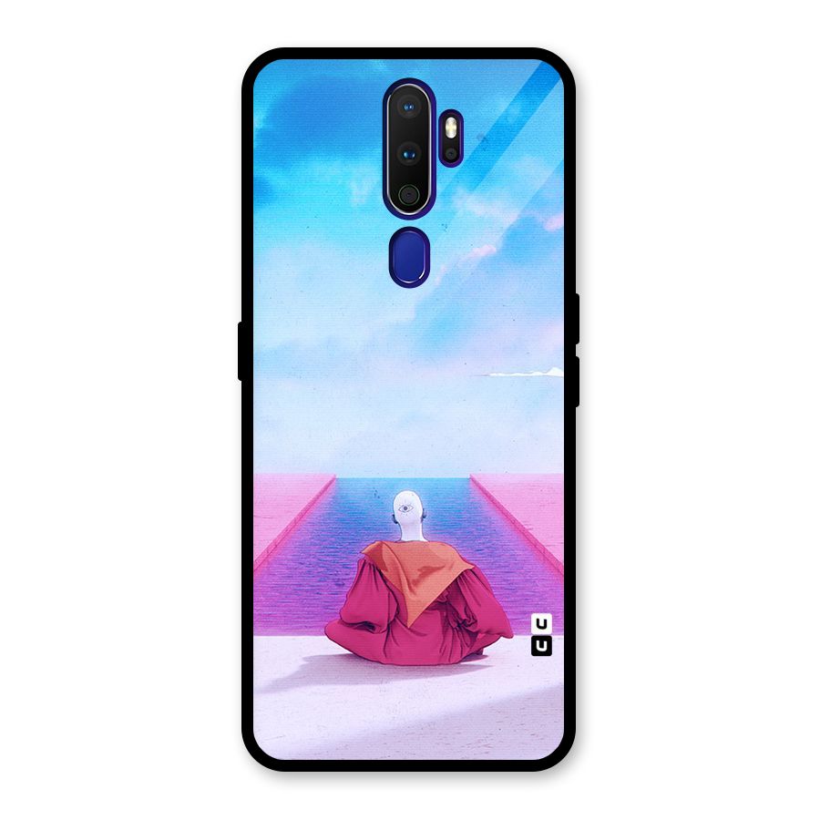 Eye Art Glass Back Case for Oppo A9 (2020)