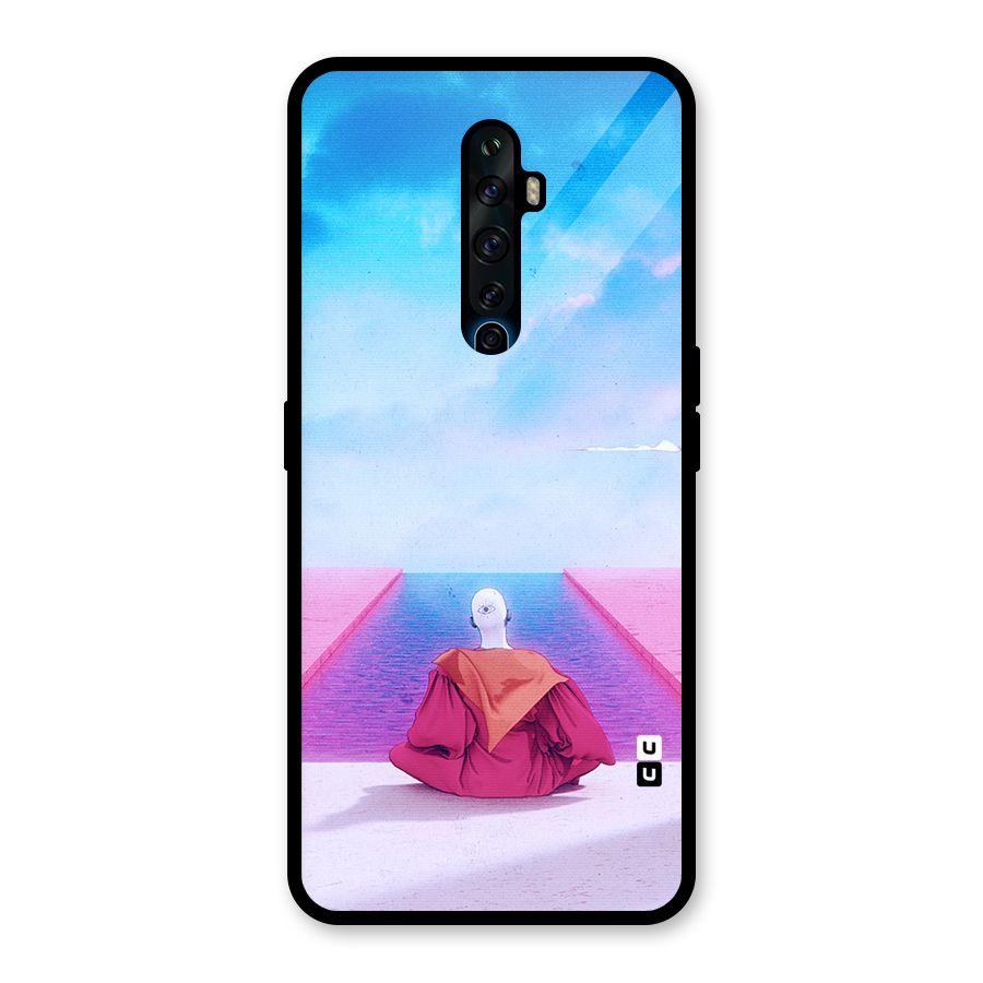 Eye Art Glass Back Case for Oppo Reno2 F