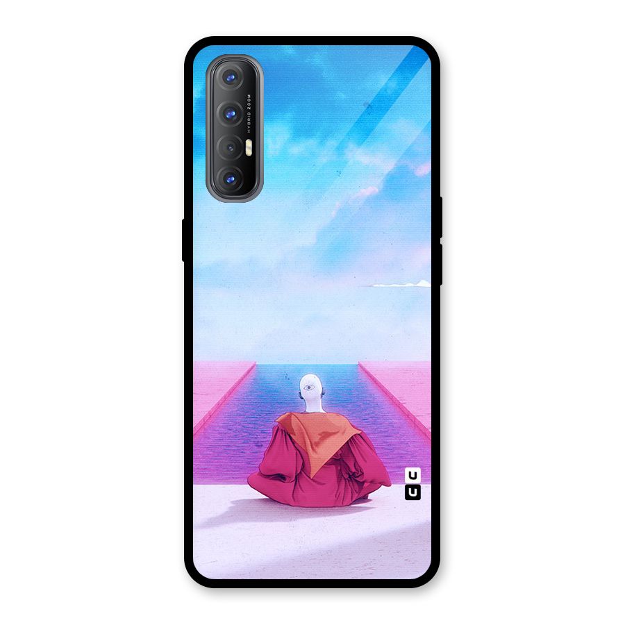 Eye Art Glass Back Case for Oppo Reno3 Pro
