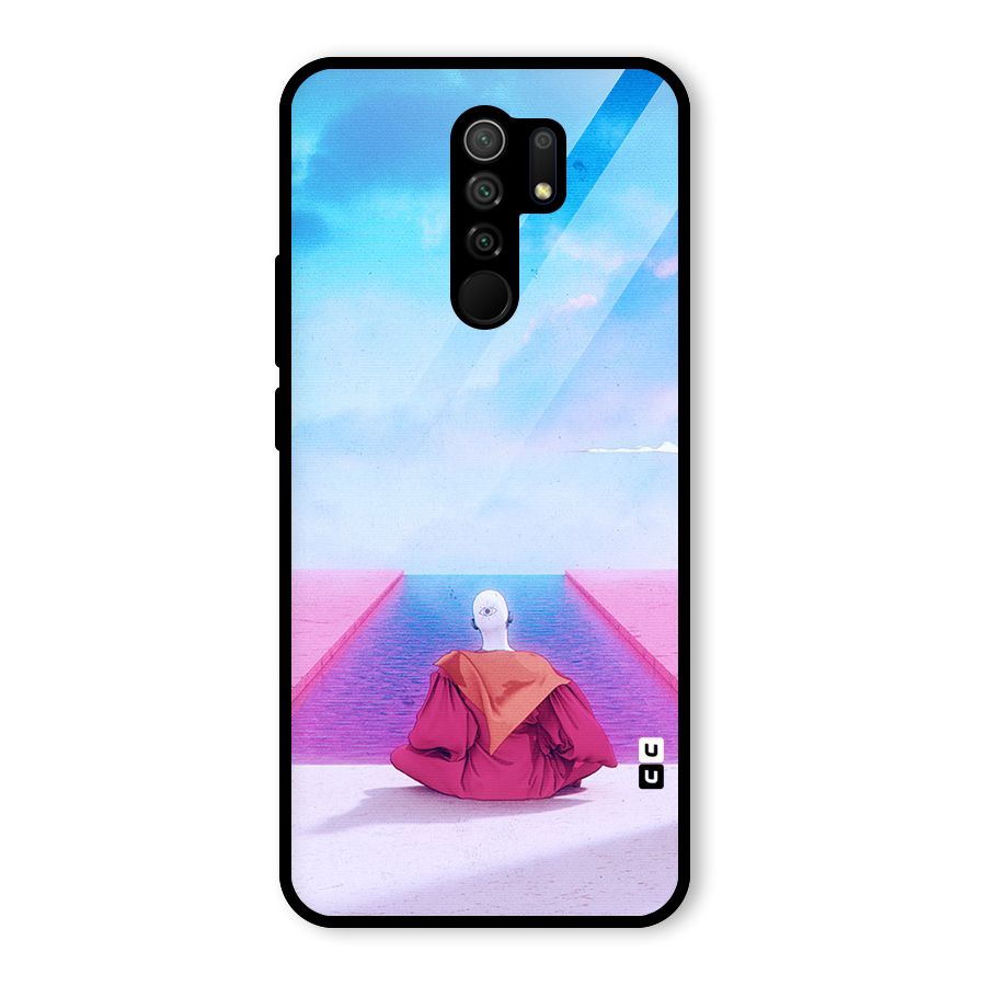Eye Art Glass Back Case for Poco M2