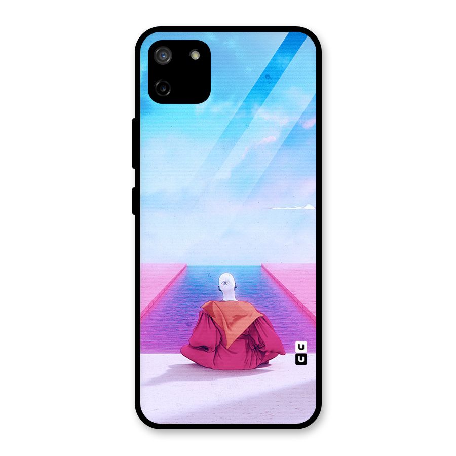 Eye Art Glass Back Case for Realme C11