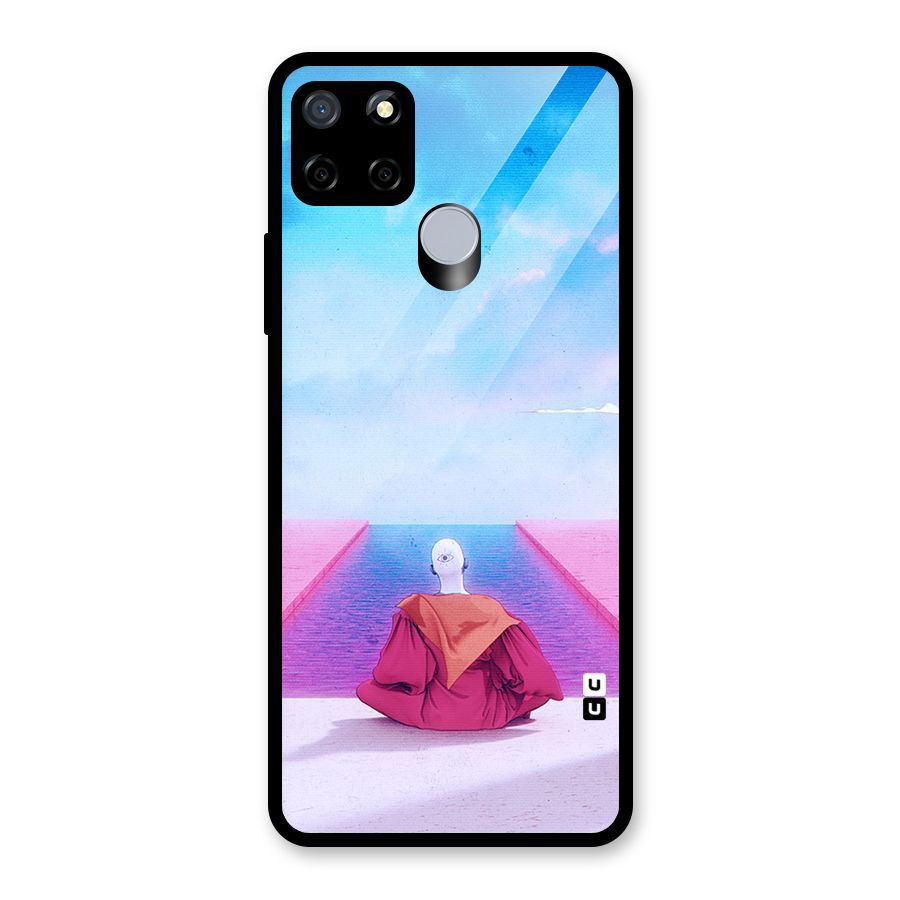 Eye Art Glass Back Case for Realme C15