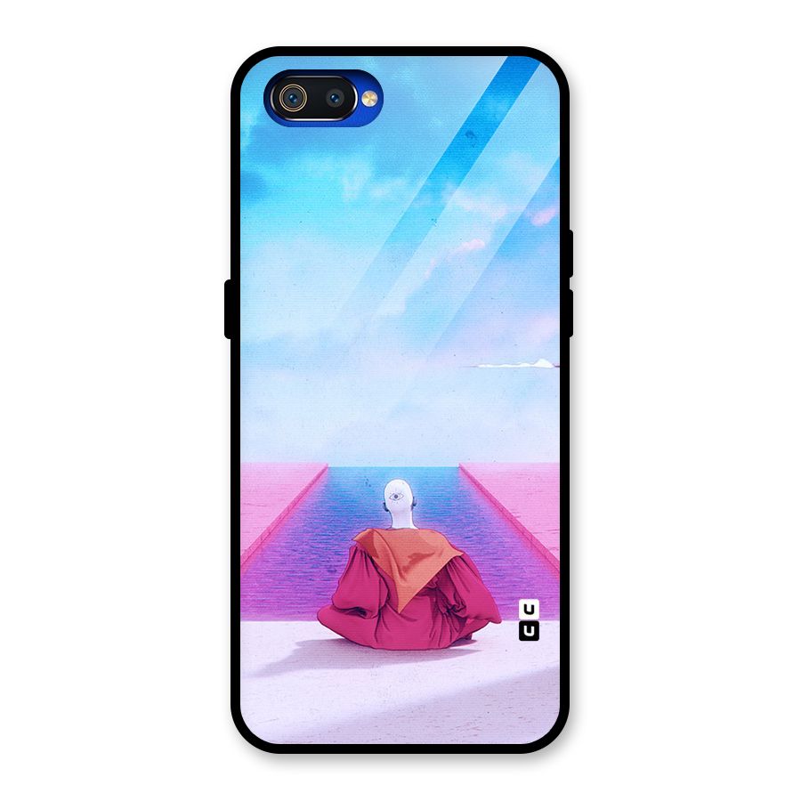 Eye Art Glass Back Case for Realme C2