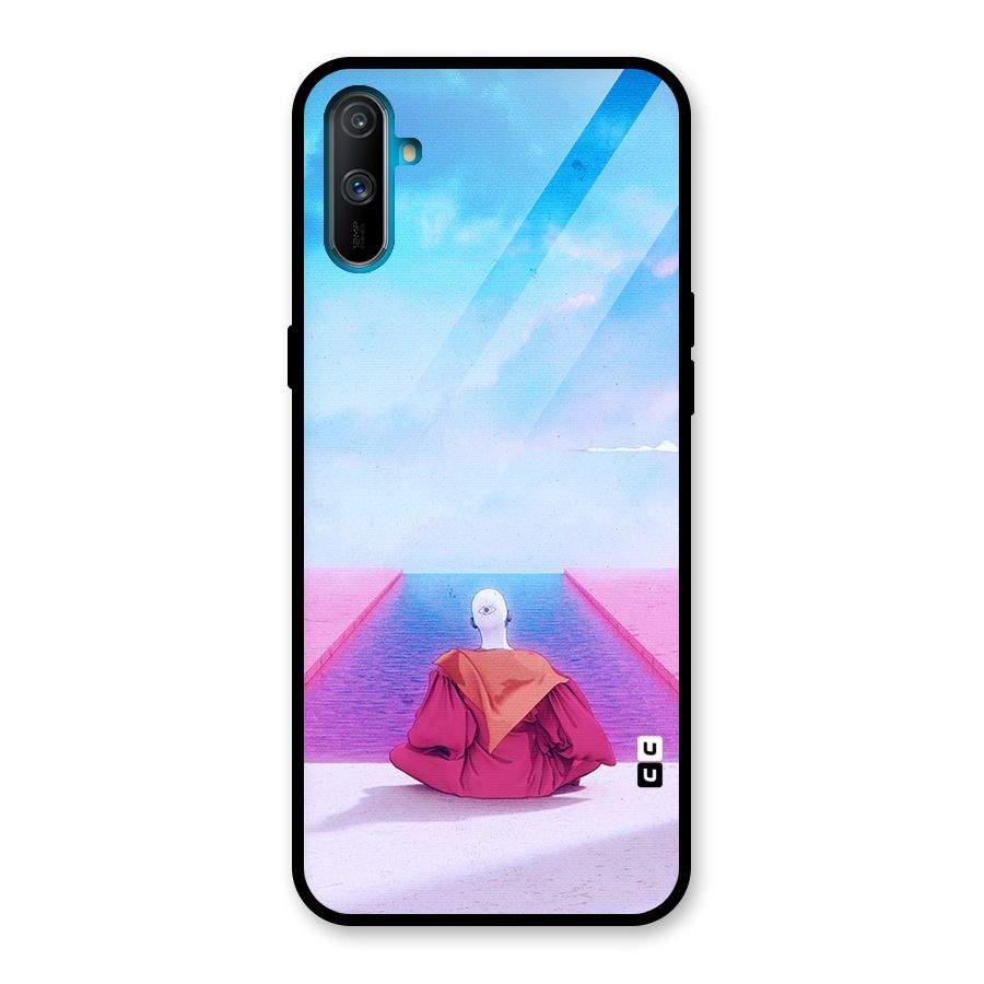 Eye Art Glass Back Case for Realme C3