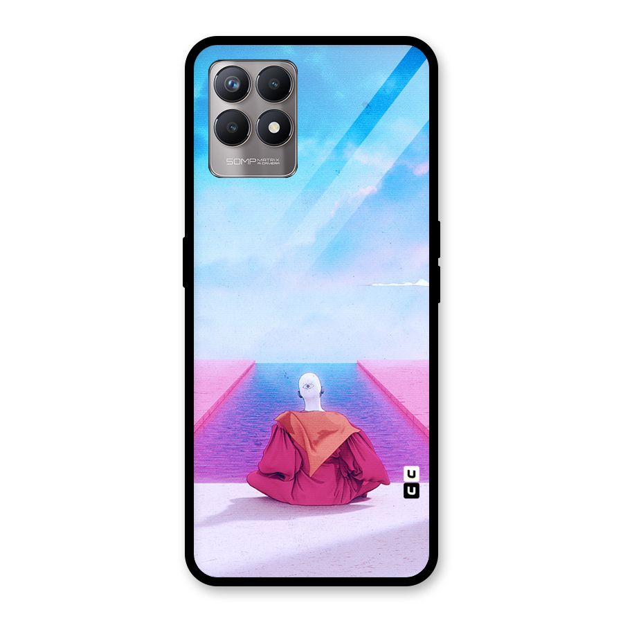 Eye Art Glass Back Case for Realme Narzo 50