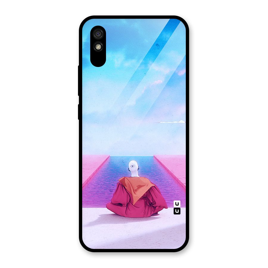 Eye Art Glass Back Case for Redmi 9i