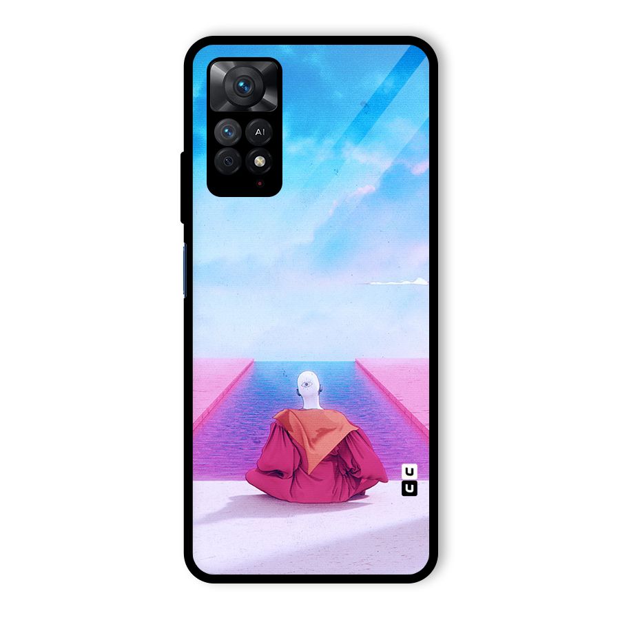 Eye Art Glass Back Case for Redmi Note 11 Pro