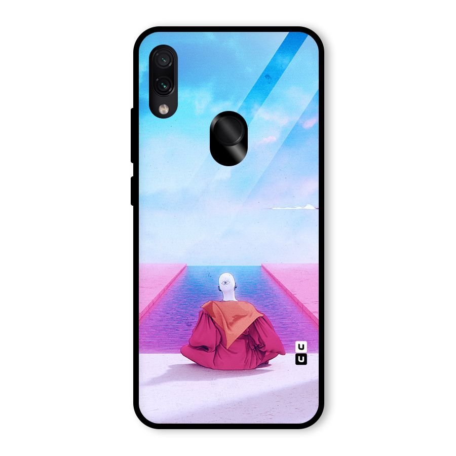 Eye Art Glass Back Case for Redmi Note 7S