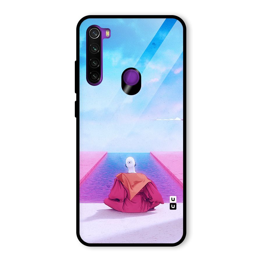 Eye Art Glass Back Case for Redmi Note 8