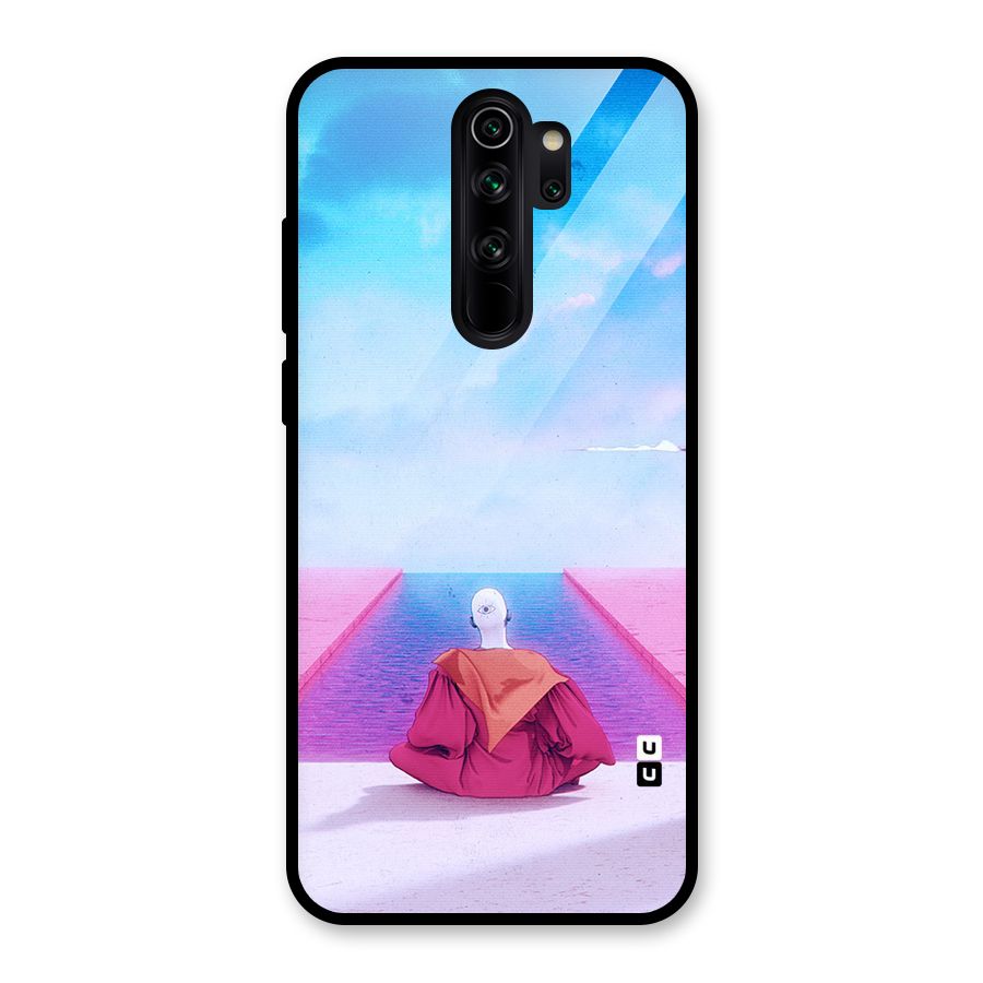 Eye Art Glass Back Case for Redmi Note 8 Pro
