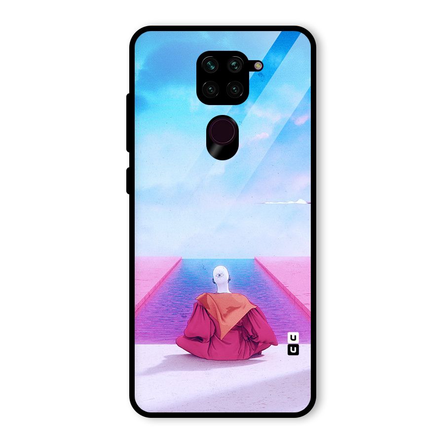 Eye Art Glass Back Case for Redmi Note 9