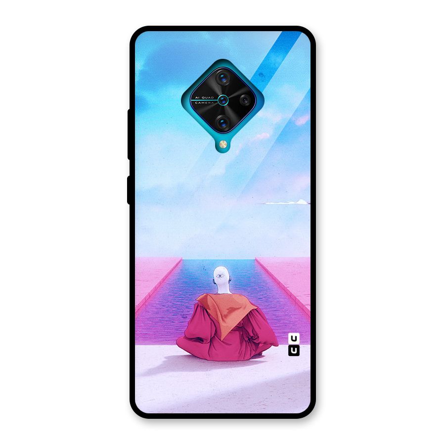 Eye Art Glass Back Case for Vivo S1 Pro