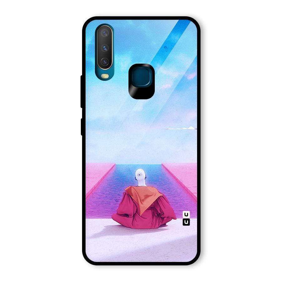 Eye Art Glass Back Case for Vivo U10