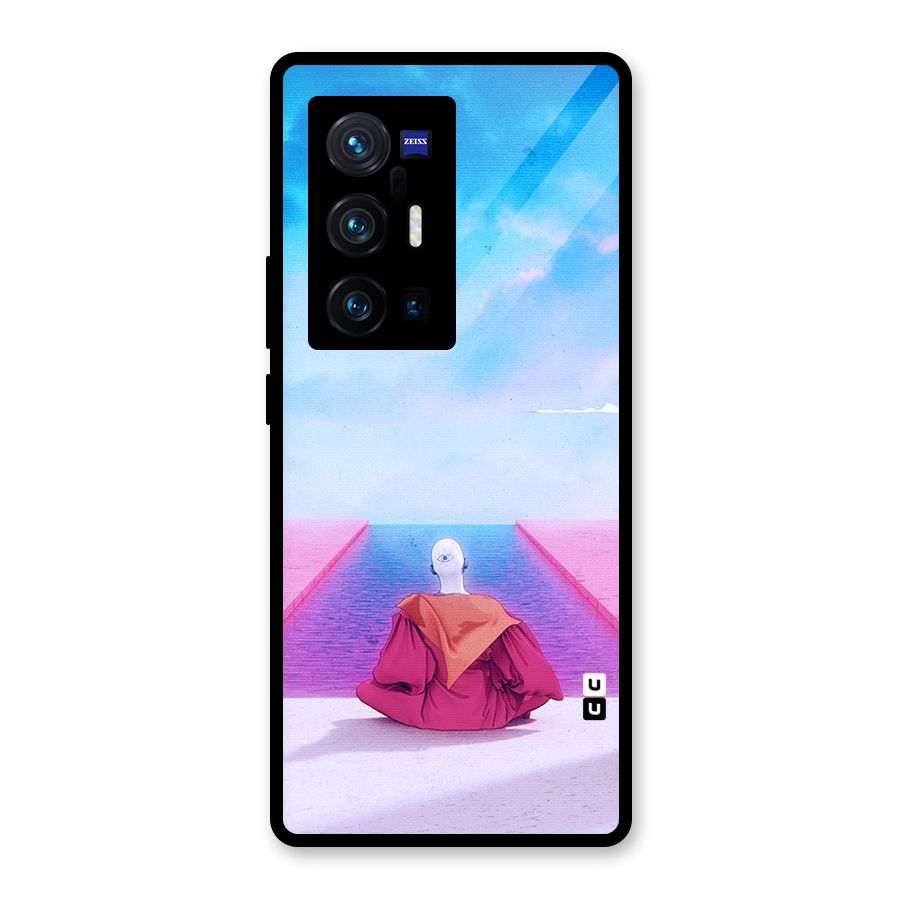 Eye Art Glass Back Case for Vivo X70 Pro Plus