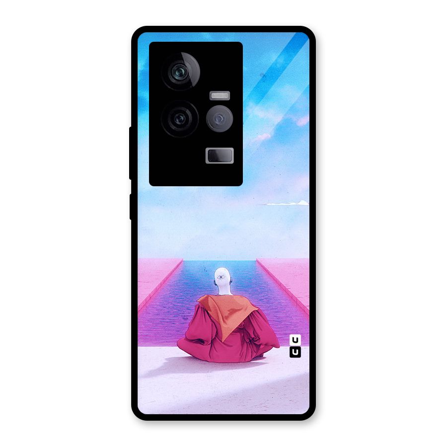 Eye Art Glass Back Case for Vivo iQOO 11 5G