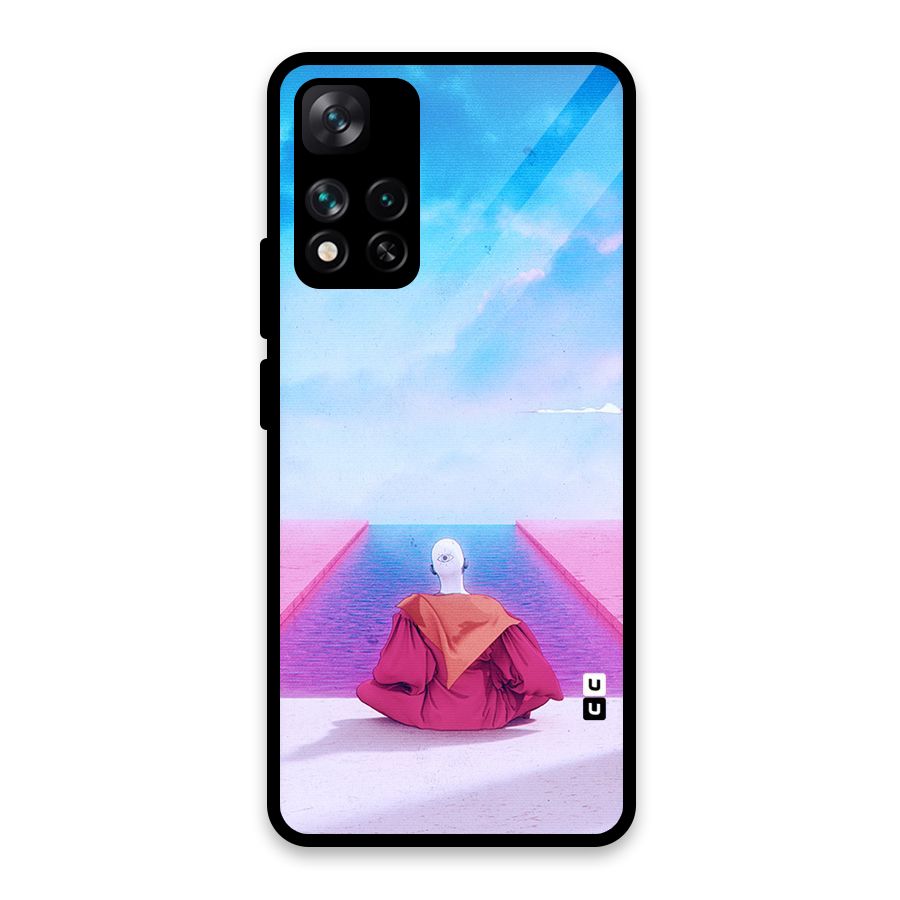 Eye Art Glass Back Case for Xiaomi 11i HyperCharge 5G