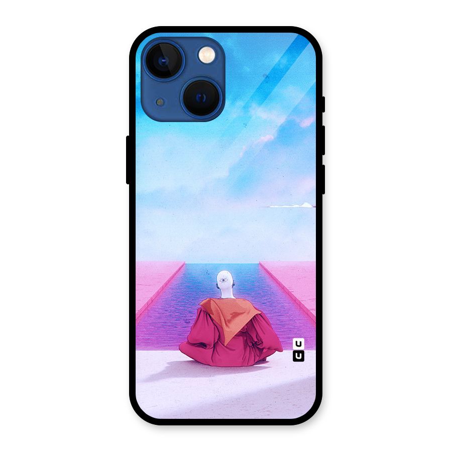 Eye Art Glass Back Case for iPhone 13 Mini