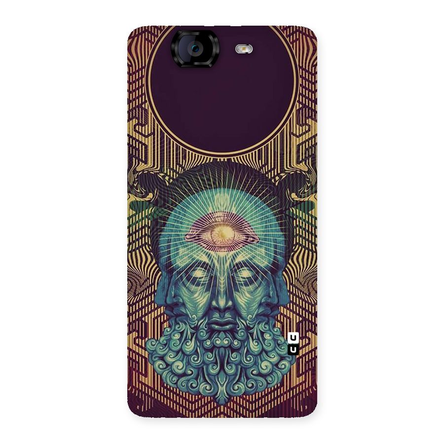 Eye Design Back Case for Canvas Knight A350